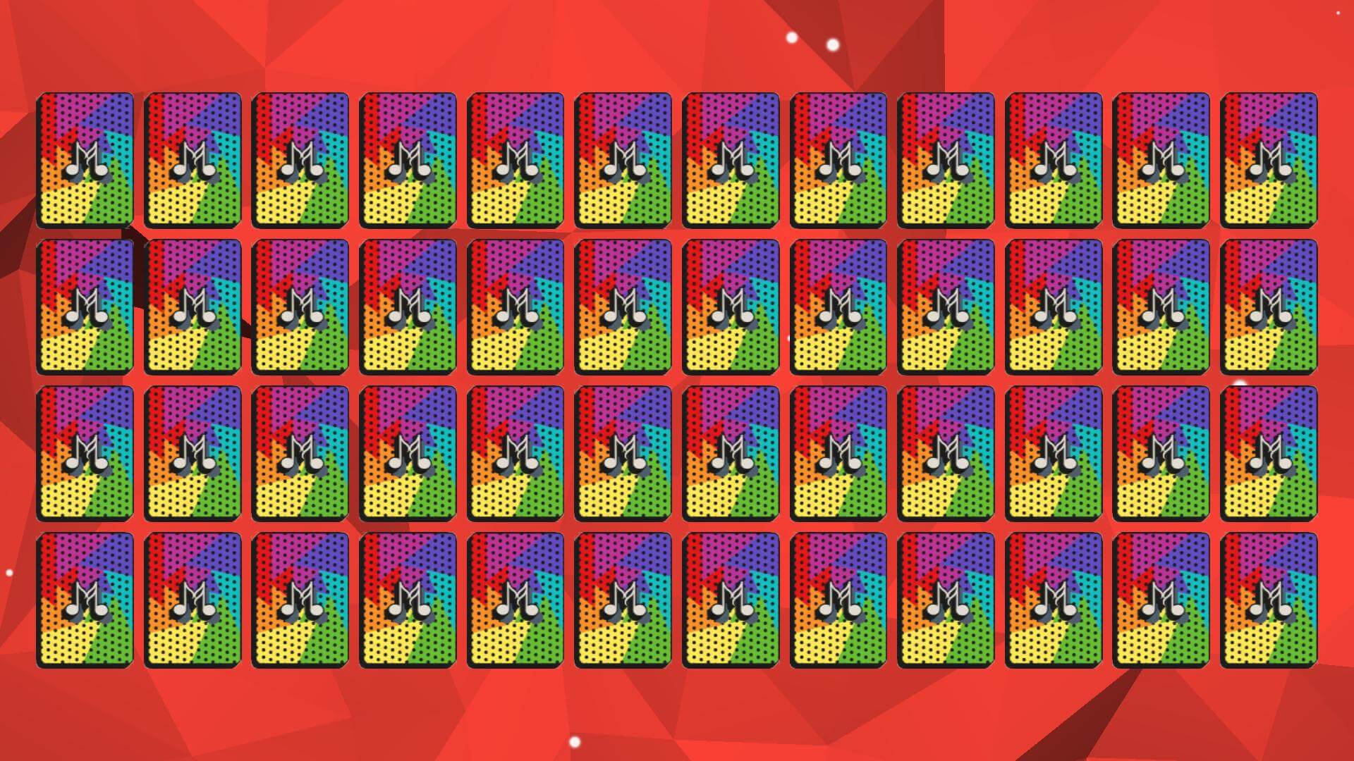 Memo. Two player memory card game. Muzicando